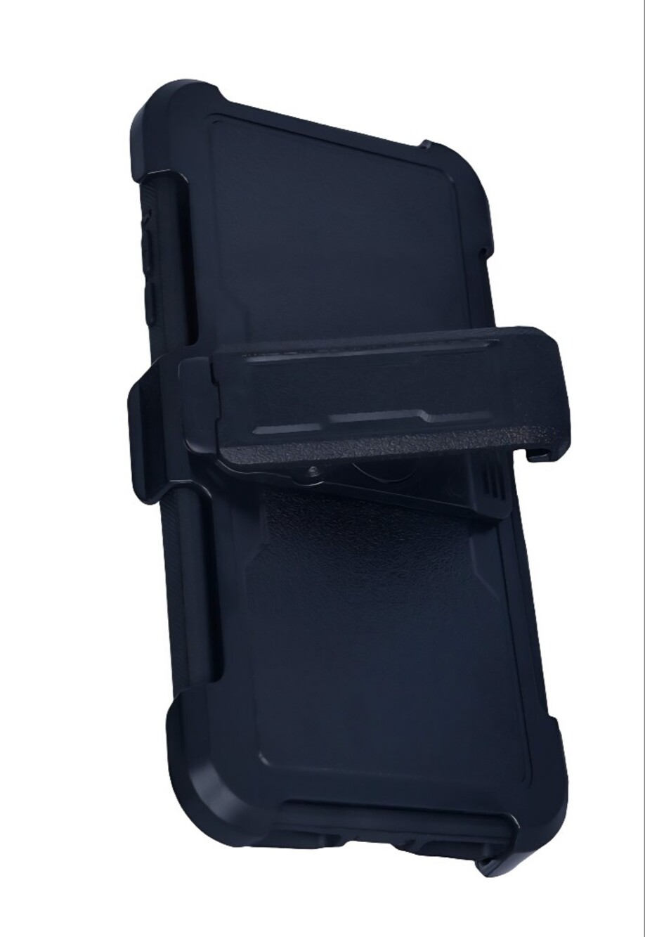 AlphaCell Phone Cover for Samsung Galaxy S7 with Adjustible Belt Clip - Black